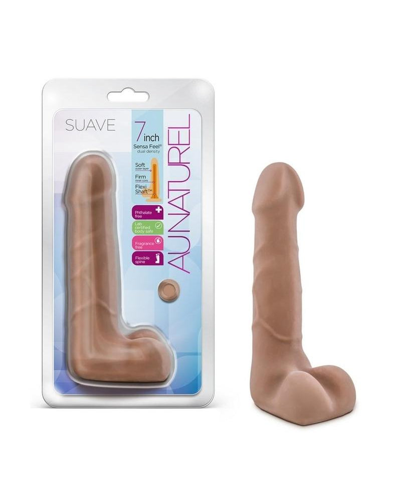 Consolador realista Au Naturel Suave Latin Collection de 7 pulgadas