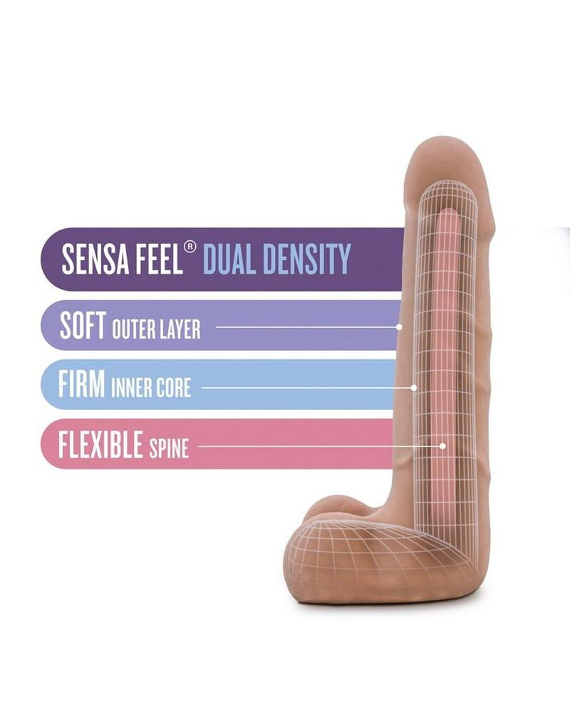 Consolador realista Au Naturel Suave Latin Collection de 7 pulgadas