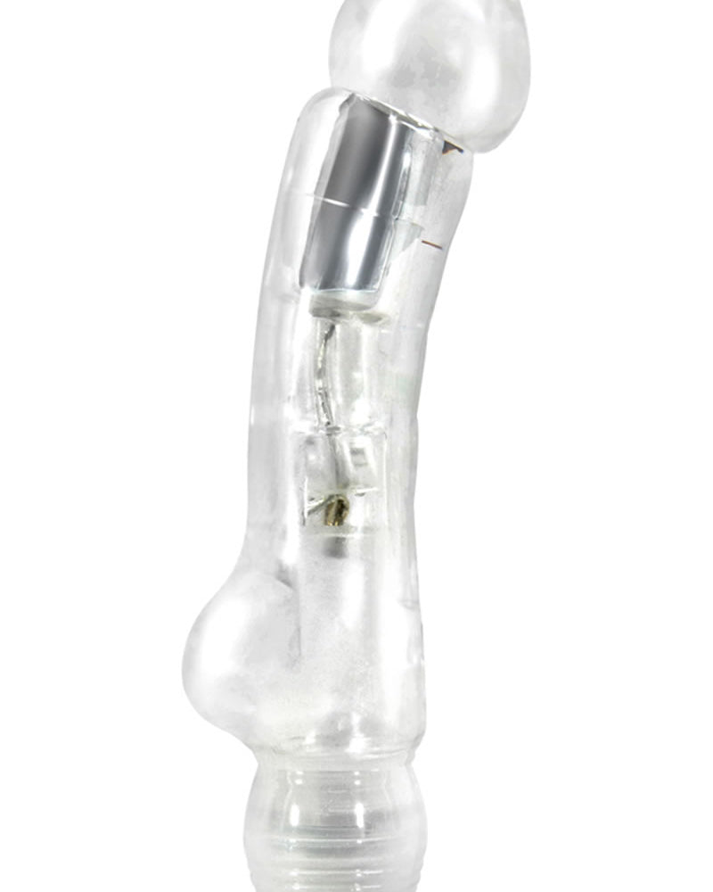 Vibrador Vive Splash Coconut Cream, resistente al agua, transparente, 6,25 pulgadas