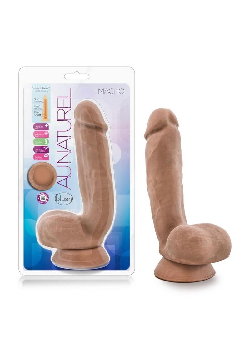 Au Naturel Macho Latin Collection Realistic Dildo 8.75 Inch