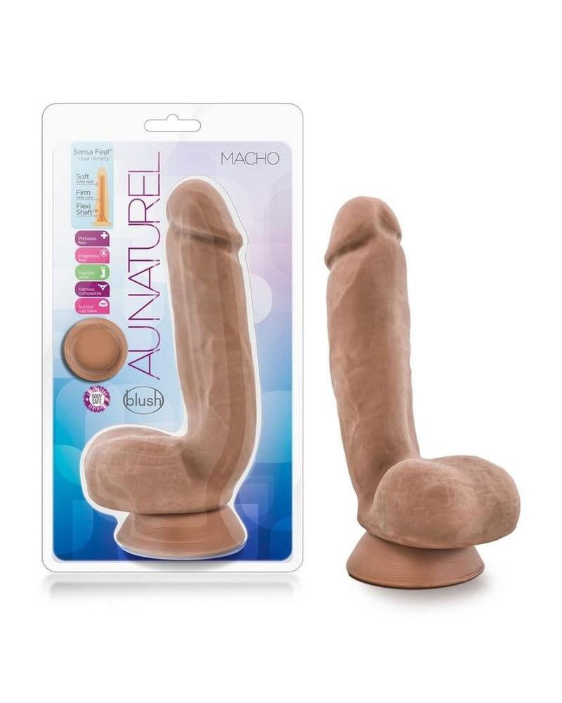 Au Naturel Macho Latin Collection Realistic Dildo 8.75 Inch