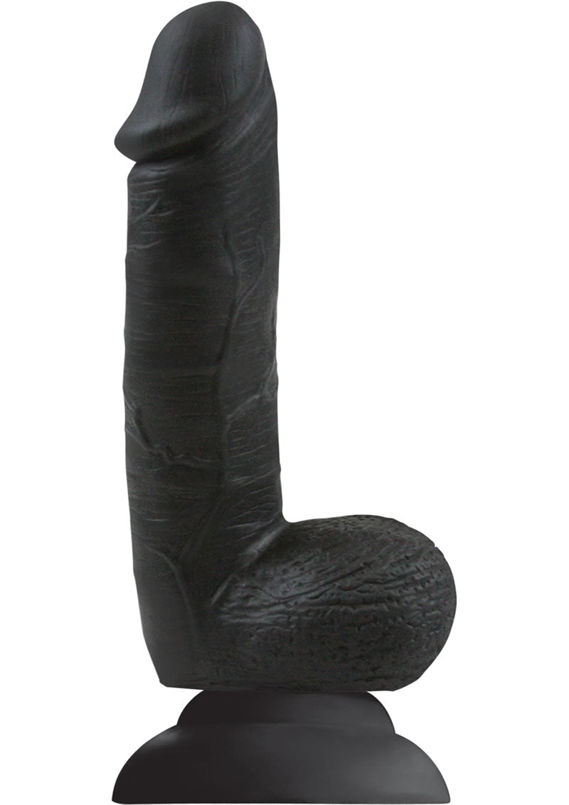 Colours Softies Realistic Dildo Black 6 Inch