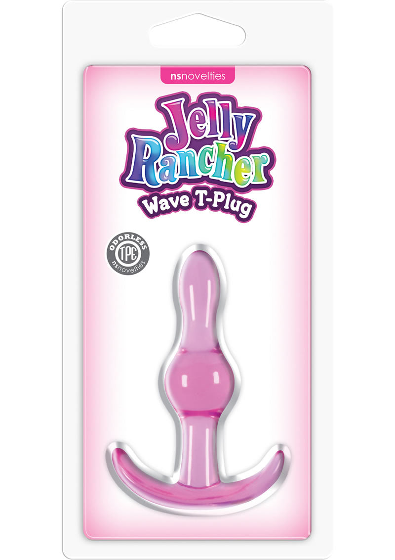 Jelly Rancher Wave T Plug rosa de 3,8 pulgadas