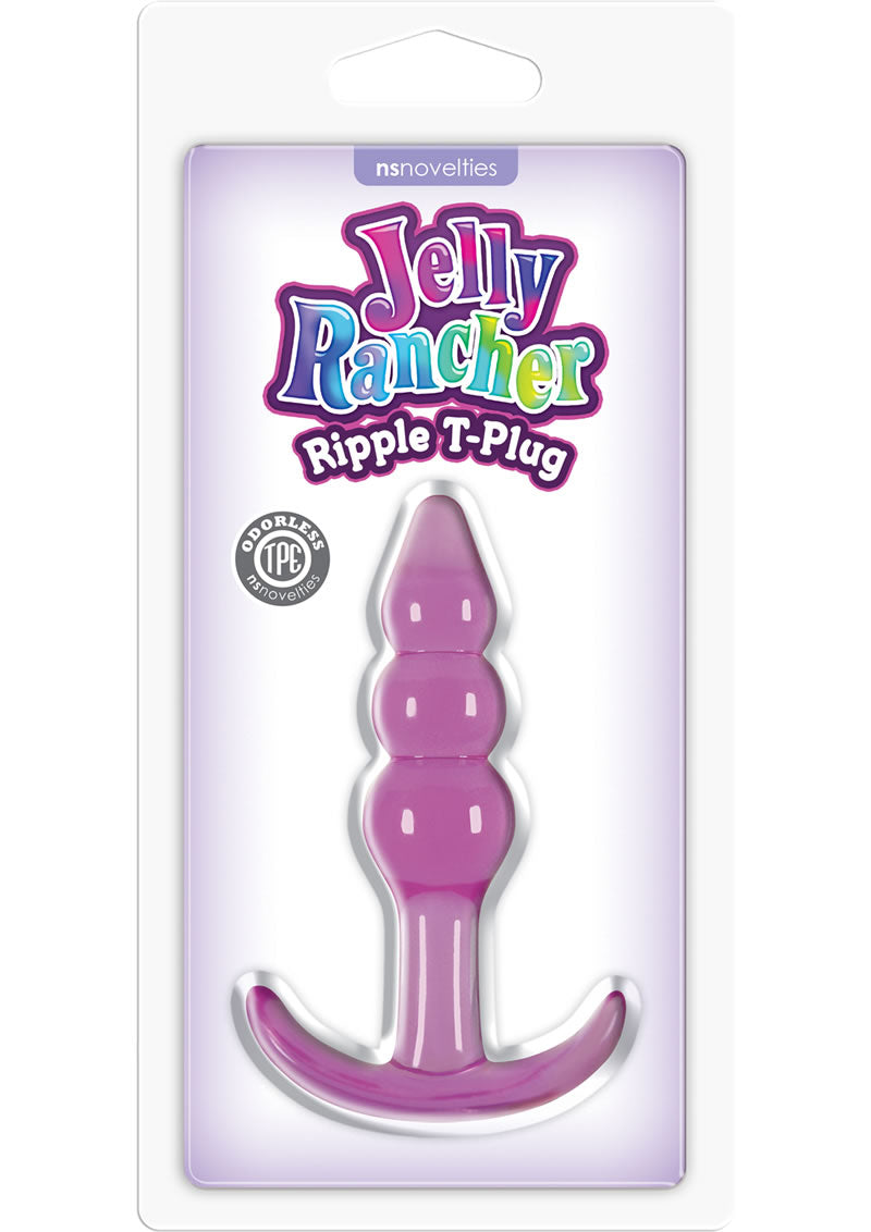 Conector en T Jelly Rancher Ripple de 4,3 pulgadas, color morado