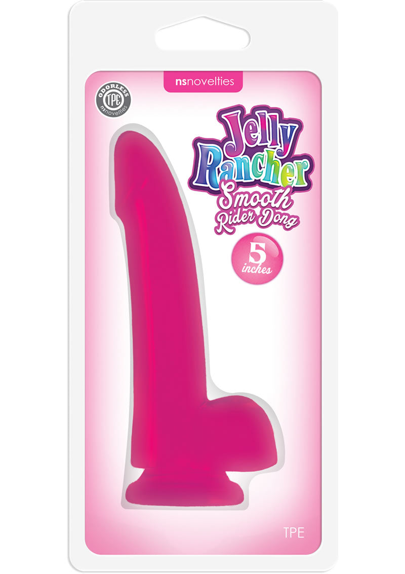 Jelly Rancher Smooth Rider Dong Pink 5 Inch