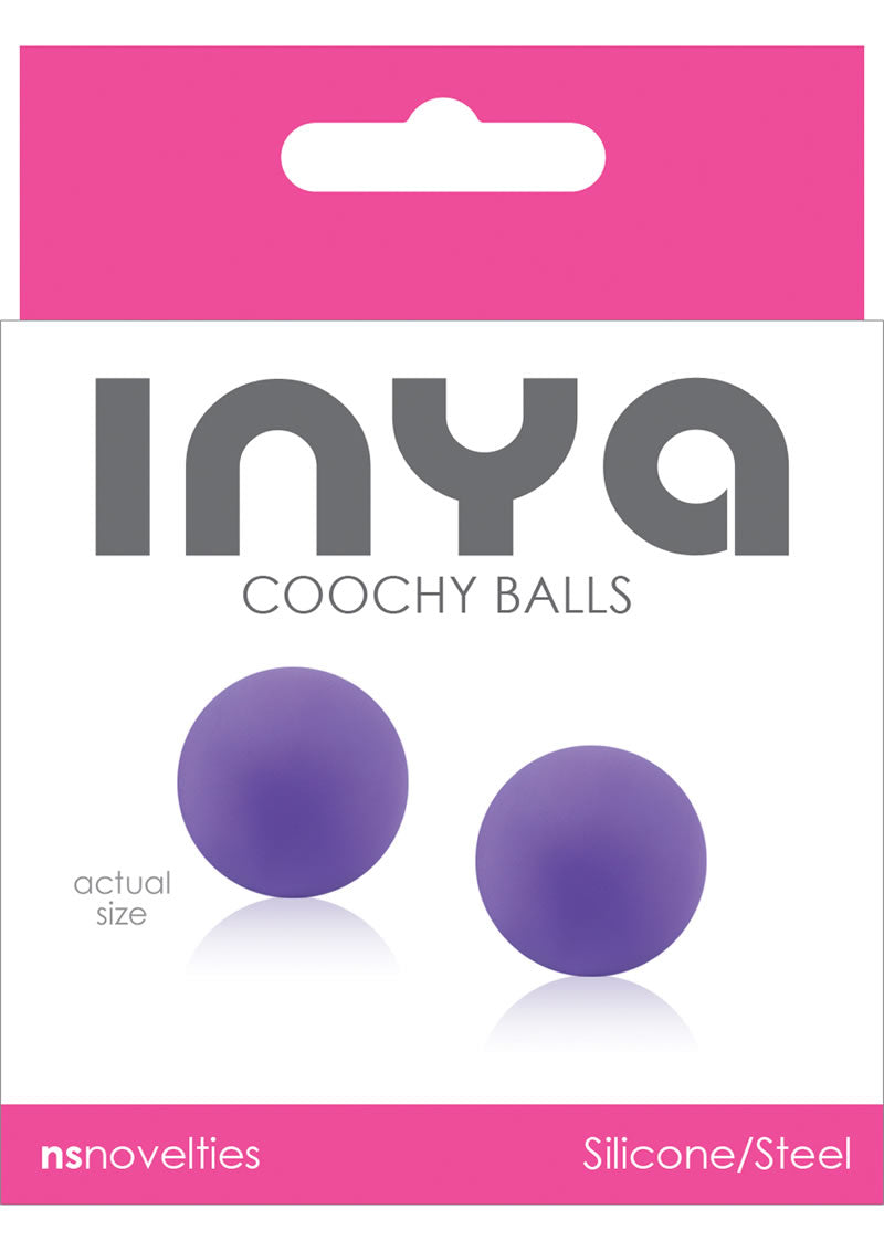 Inya Coochy Silicone Balls Purple