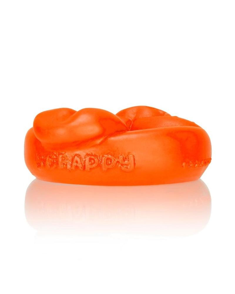 Anillo para el pene de silicona Oxballs Scrappy Puppy color naranja
