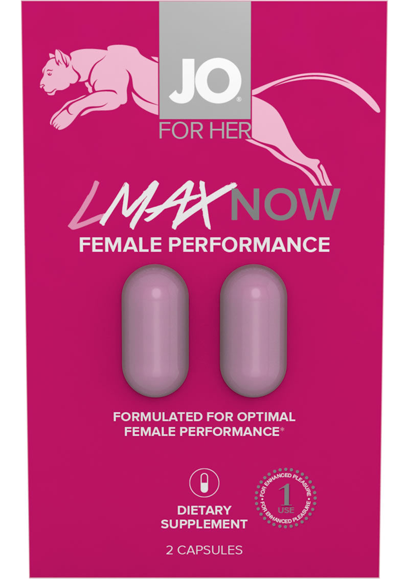 Jo For Her Lmax Now - Paquete de 2 pastillas para mujeres con 12 paquetes por mostrador