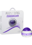 Masajeador de mano Fuzu Ball con bola rodante de 360 ​​grados, color morado, 20 unidades por mostrador