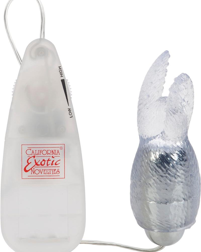 Conejito de nieve de Pocket Exotics, transparente, 4 pulgadas