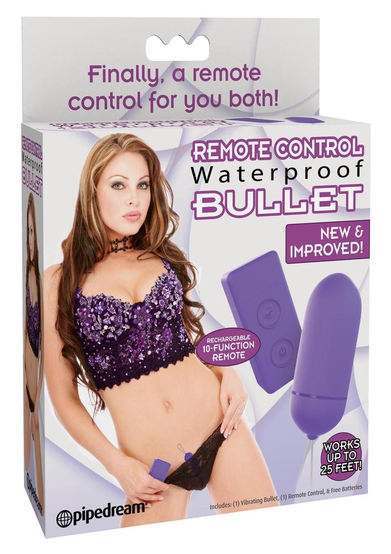 Waterproof Remote Control Bullet Purple