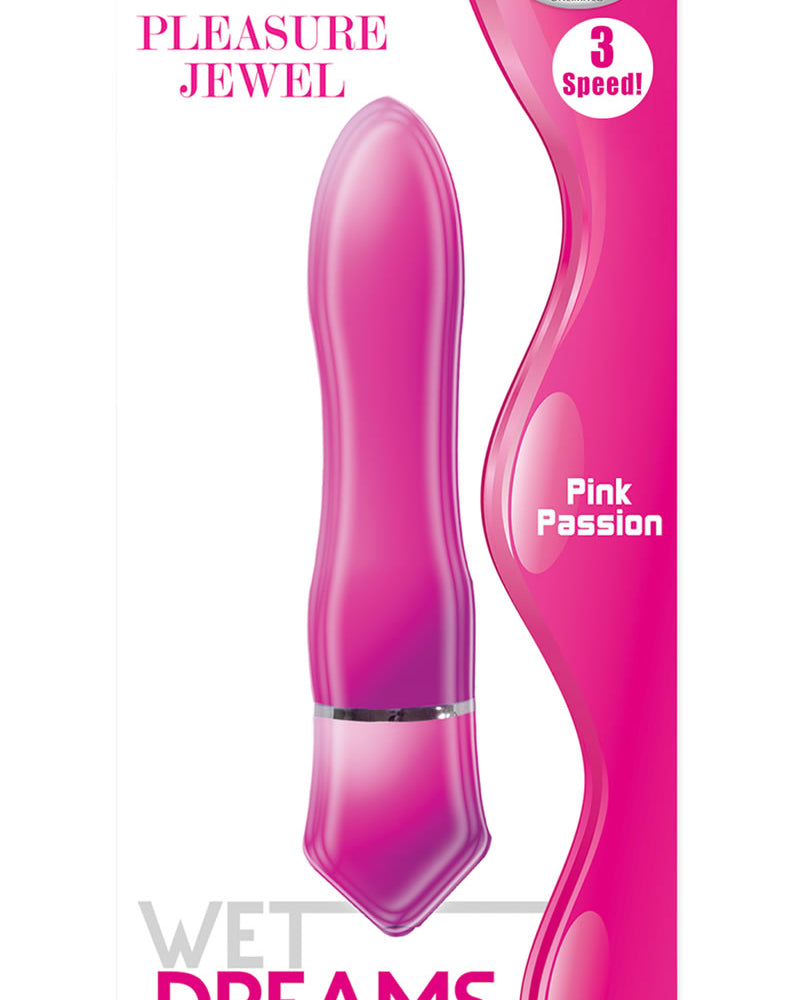 Wet Dreams Pleasure Jewel Dual Motors Vibrator Waterproof Pink Passion