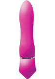 Vibrador Wet Dreams Pleasure Jewel de doble motor, resistente al agua, color rosa