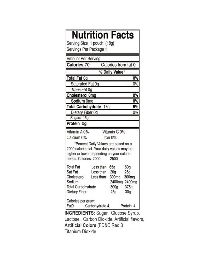 Head Job Oral Sex Exploding Candy Strawberry 2.12 Ounce