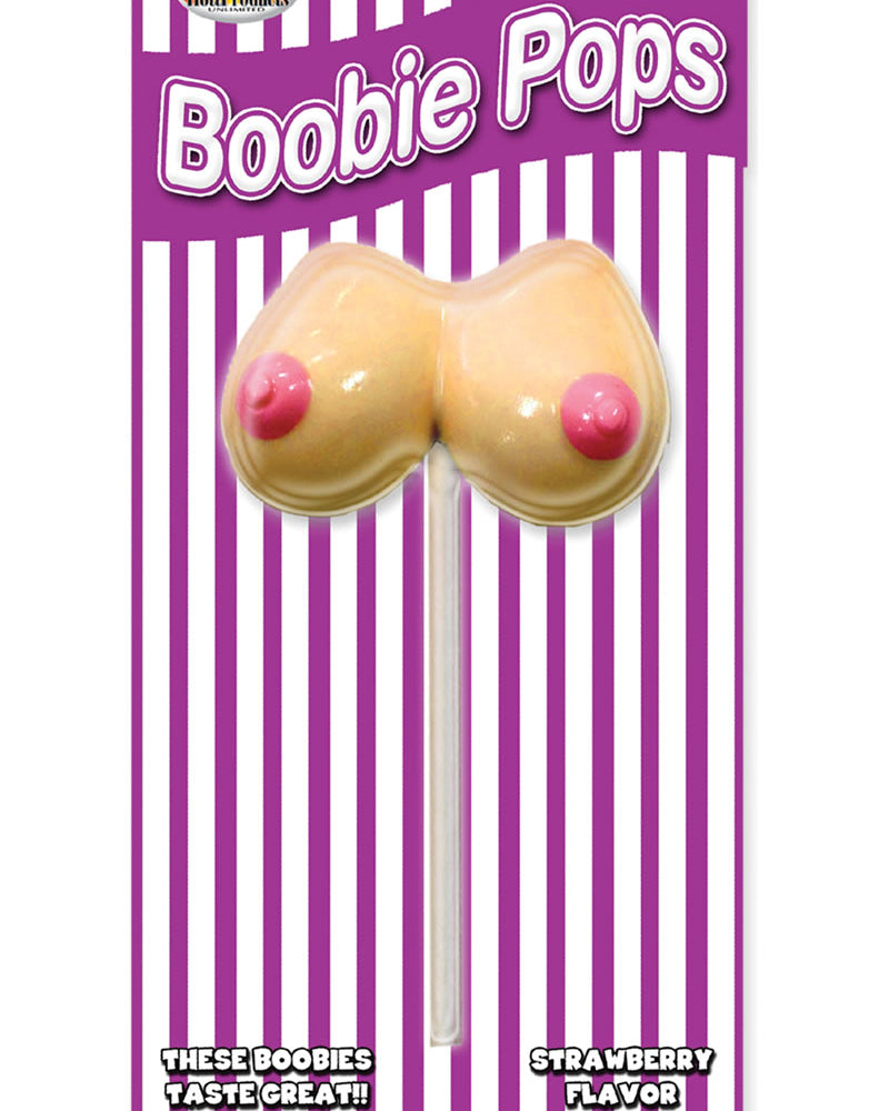 Piruleta de fresa Boobie Pops