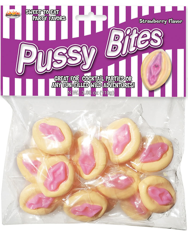 Caramelos de fresa Pussy Bites