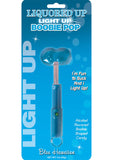 Piruleta Boobie Pop iluminada con licor, color azul hawaiano