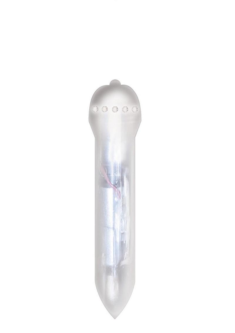 Vibrador Wet Dreams Light Up Extreme Diamond Girl resistente al agua y transparente