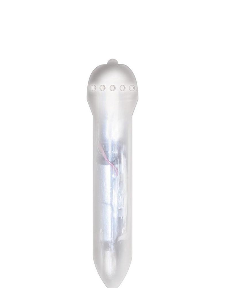Wet Dreams Light Up Extreme Diamond Girl Vibe Waterproof Clear
