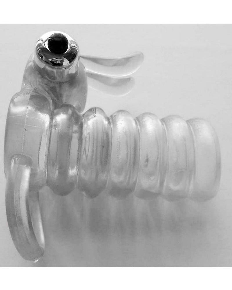 Wet Dreams Vibrating Plump Bunny Rabbit Sleeve Clear