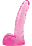 Consolador Wet Dreams Pink Stallion con bolas, color rosa, 6,5 pulgadas