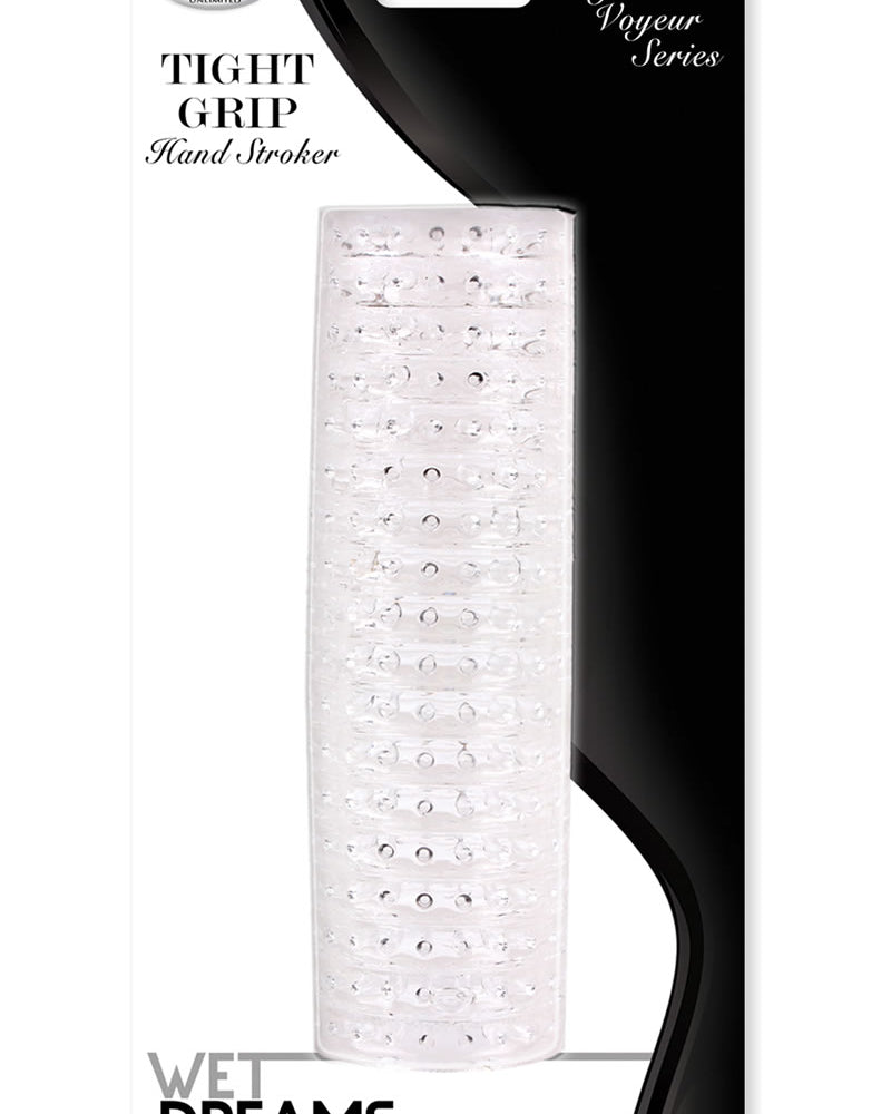 Wet Dreams Crystal Voyeur Series Tight Grip Stroker Sleeve Masturbator Clear