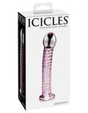 Icicles No. 53 - Clear / Pink