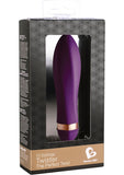 Mini vibrador Twisted Vibe impermeable morado de Rocks Off