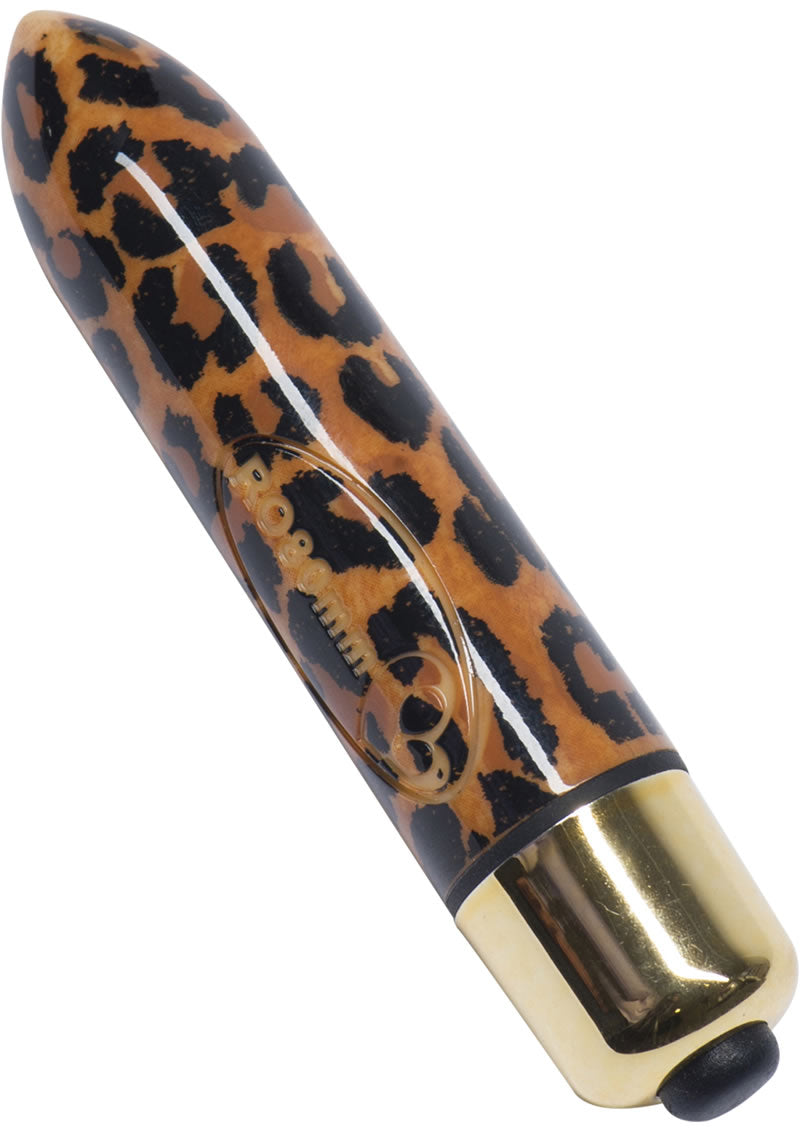 Ro-80mm 7 Speed Vibrating Bullet Waterproof Leopard Print 3 Inch