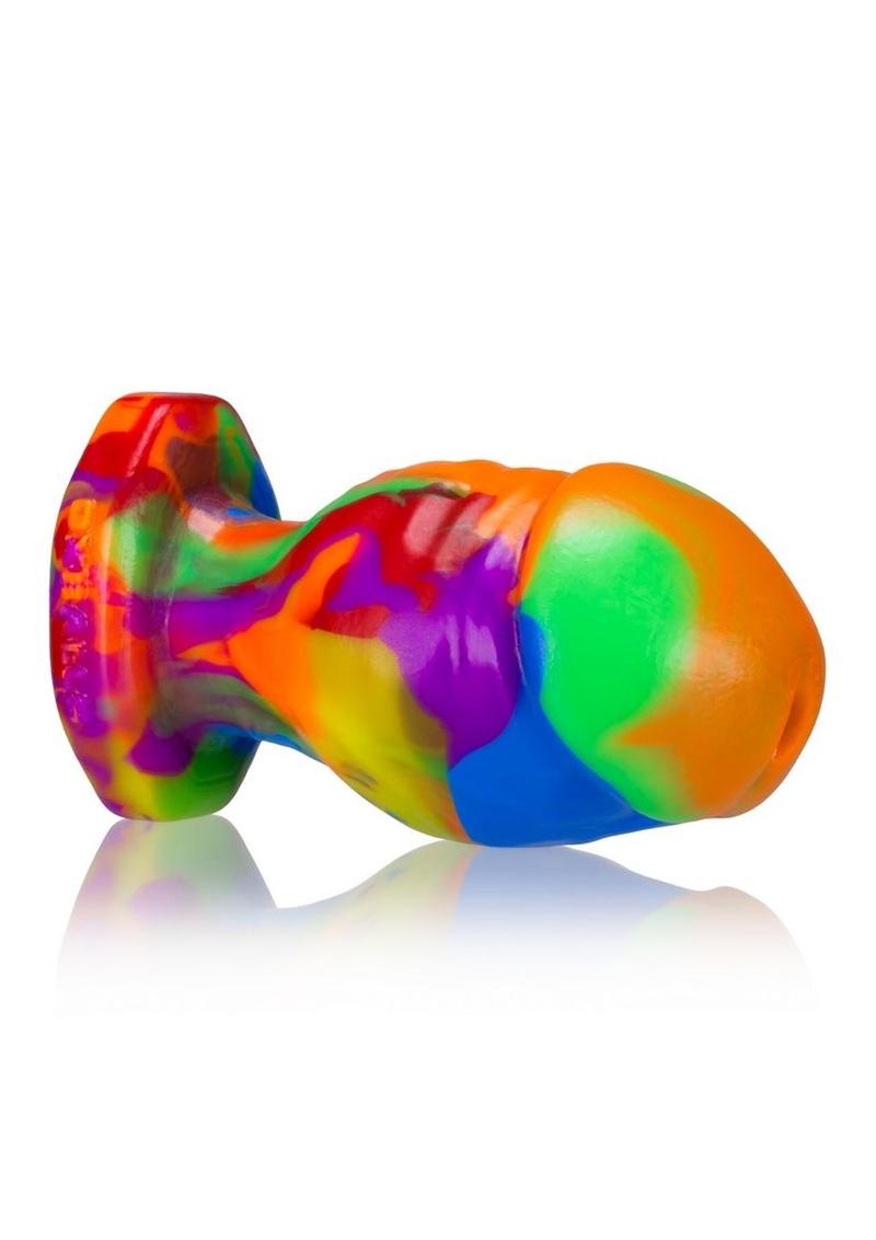 Ox Balls Honcho 2 Silicone Anal Plug Rainbow