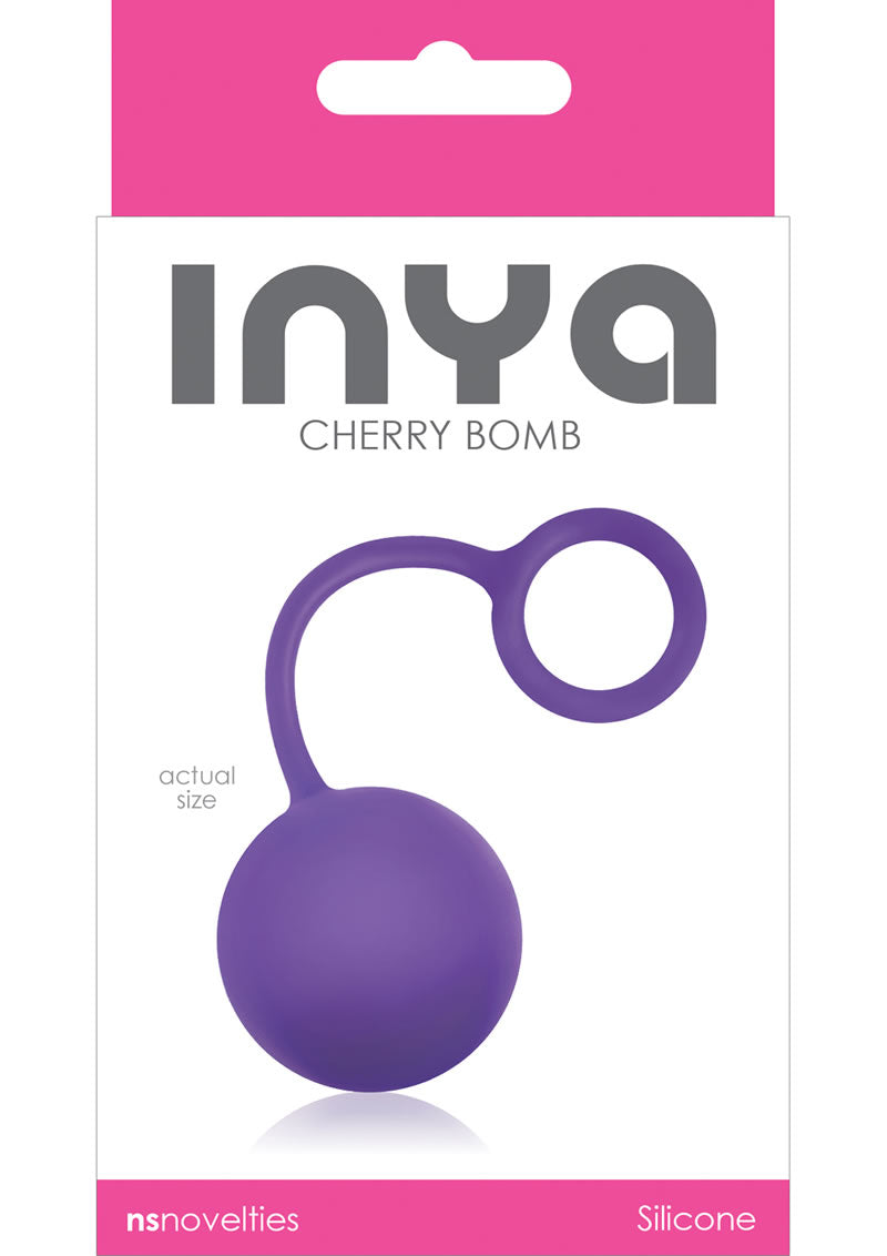 Inya Cherry Bomb Silicone Anal ball Purple