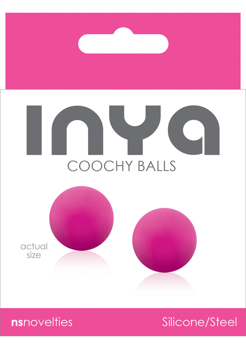 Bolas de Kegel de silicona Inya Coochy de color rosa