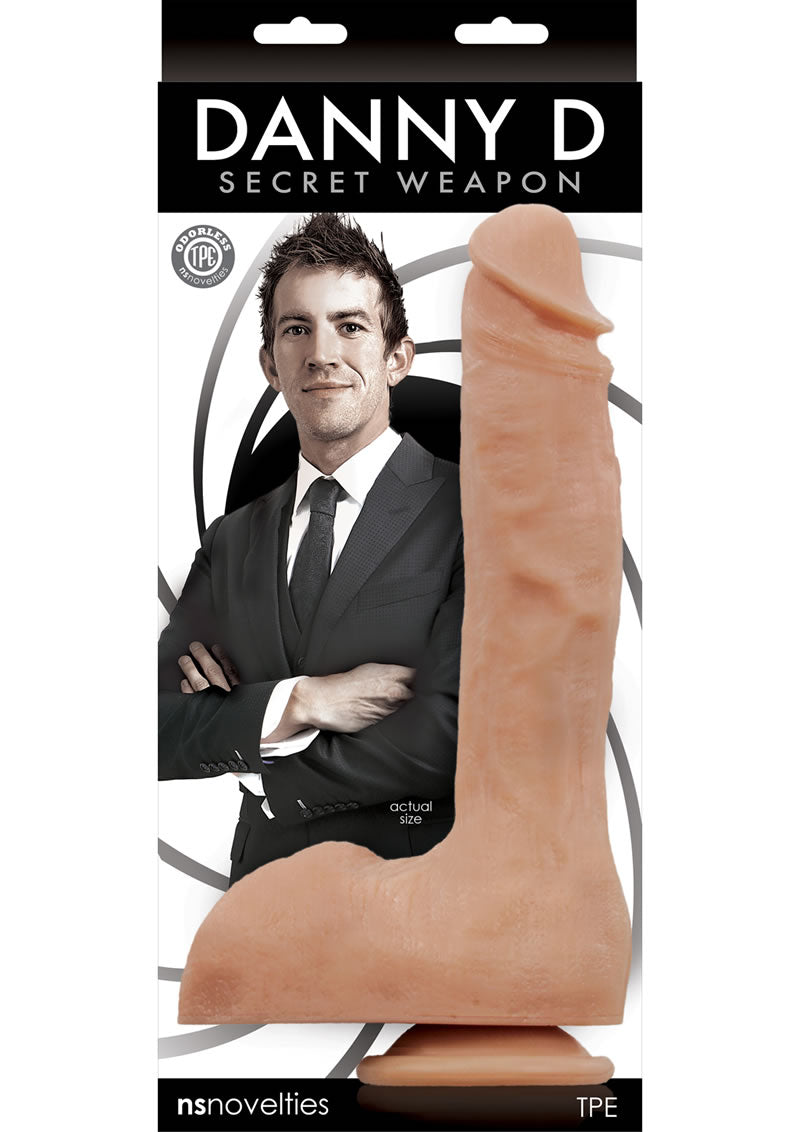 Pene de carne con arma secreta de Danny D de 10,50 pulgadas