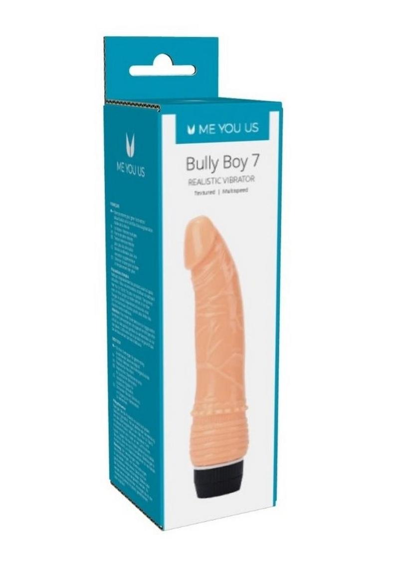 Kinx Bully Boy 7 Realistic Vibrator Flesh 7 Inch