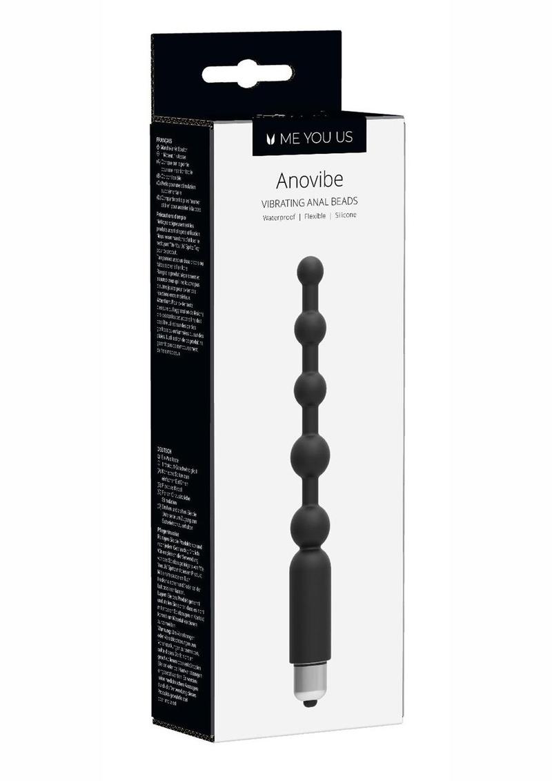 Kinx Anovibe - Perlas anales impermeables de color morado de 5 pulgadas