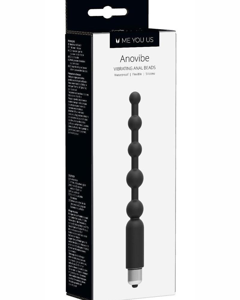 Kinx Anovibe Anal Beads Waterproof Purple 5 Inch