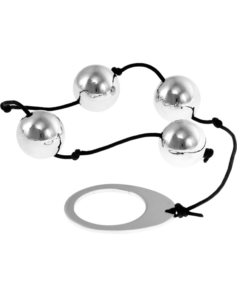 Kinx Heavy Metal Weighted Anal Beads 9 Inch