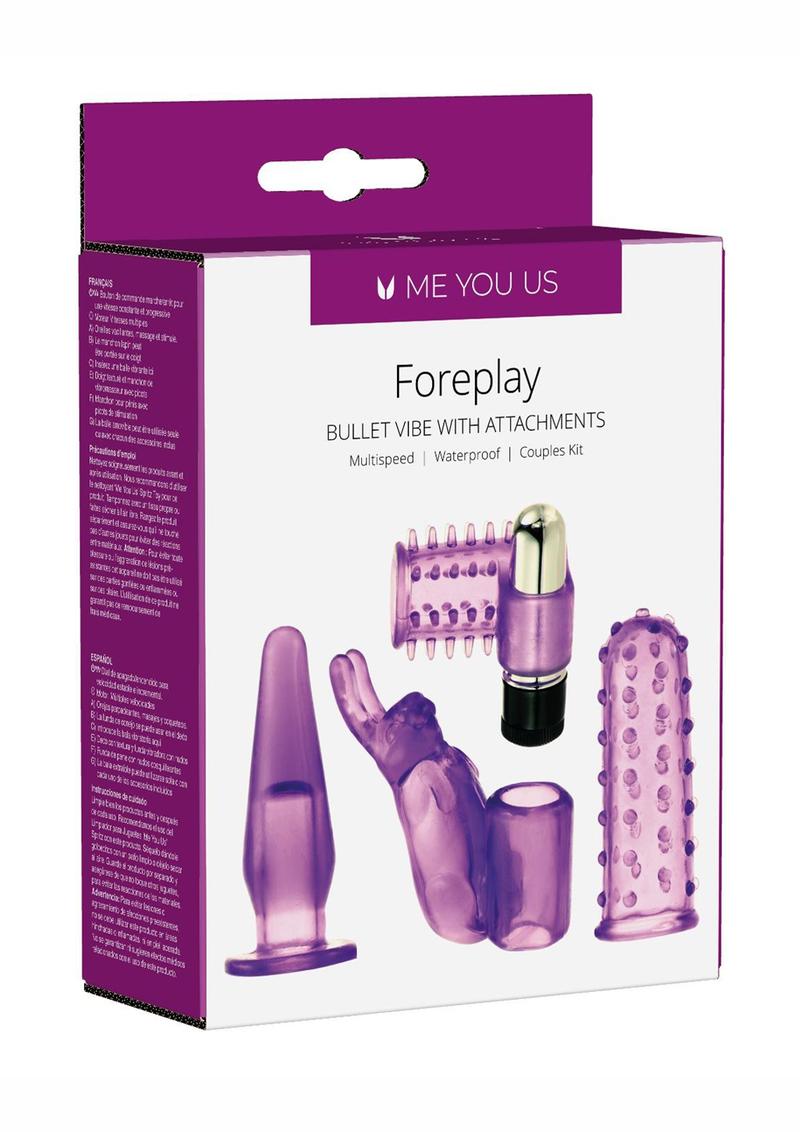 Kinx 4play Couples Kit Bullet Vibe Waterproof Purple