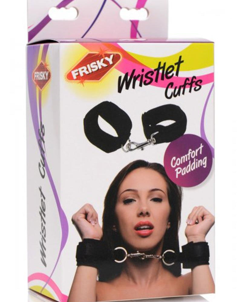 Puños de muñeca Frisky negros