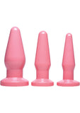 Frisky Anal Trainer Kit Pink 3 Plugs Per Set