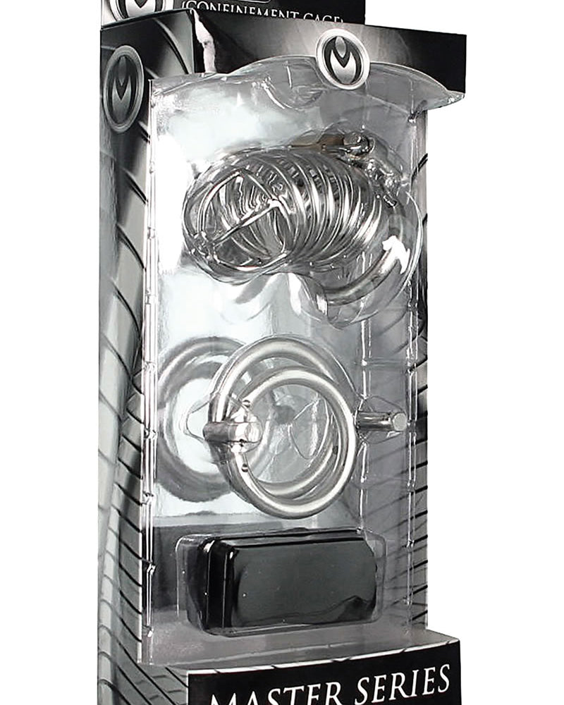 Jaula de confinamiento para pene de metal de 3,25 pulgadas de la serie Master Bastille