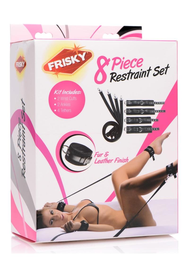 Frisky 8 Peice Restraint Set Black