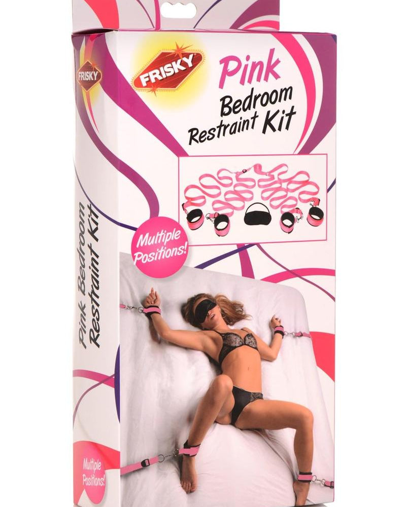 Kit de sujeción para dormitorio Frisky, color rosa