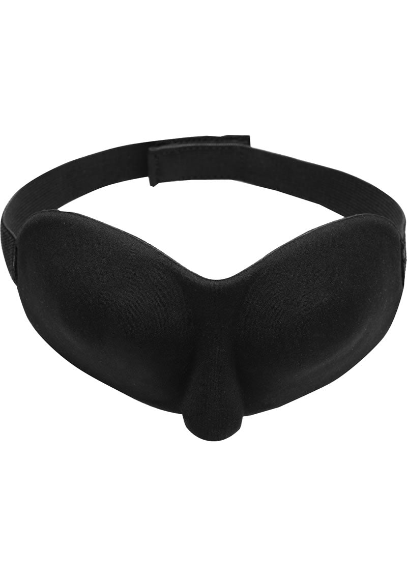 Frisky Deluxe Black-out Blindfold Black