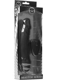 Master Series Ivan 10x Silicone Remote Vibe Black