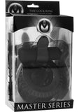Master Series Cock Ring 2.3  Diameter X 1.2 Inches Width Black