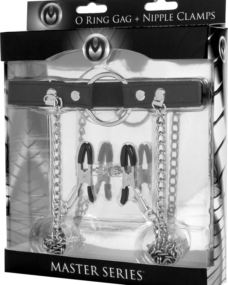 Seize O-ring Gag With Nip Clamps