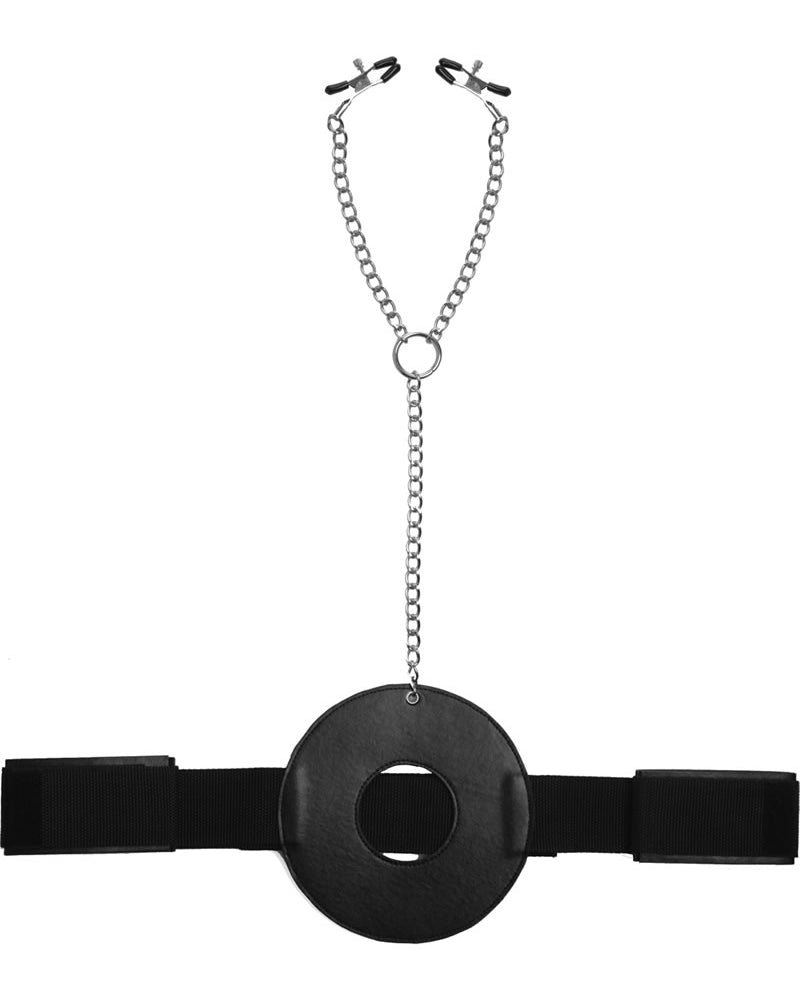 Master Series Dispositivo de sujeción con pinzas para pezones