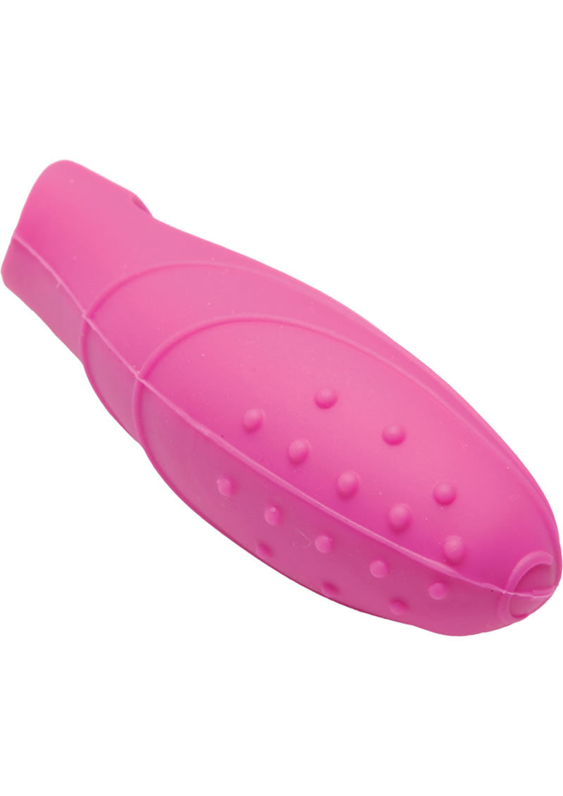 Frisky Bang Her Gspot Silicone Finger Vibe Waterproof Pink 3 Inch