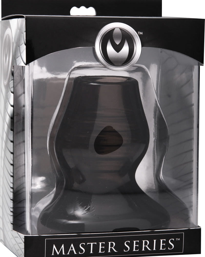Tapón anal Master Series Excavate Tunnel de 4,25 pulgadas, color negro